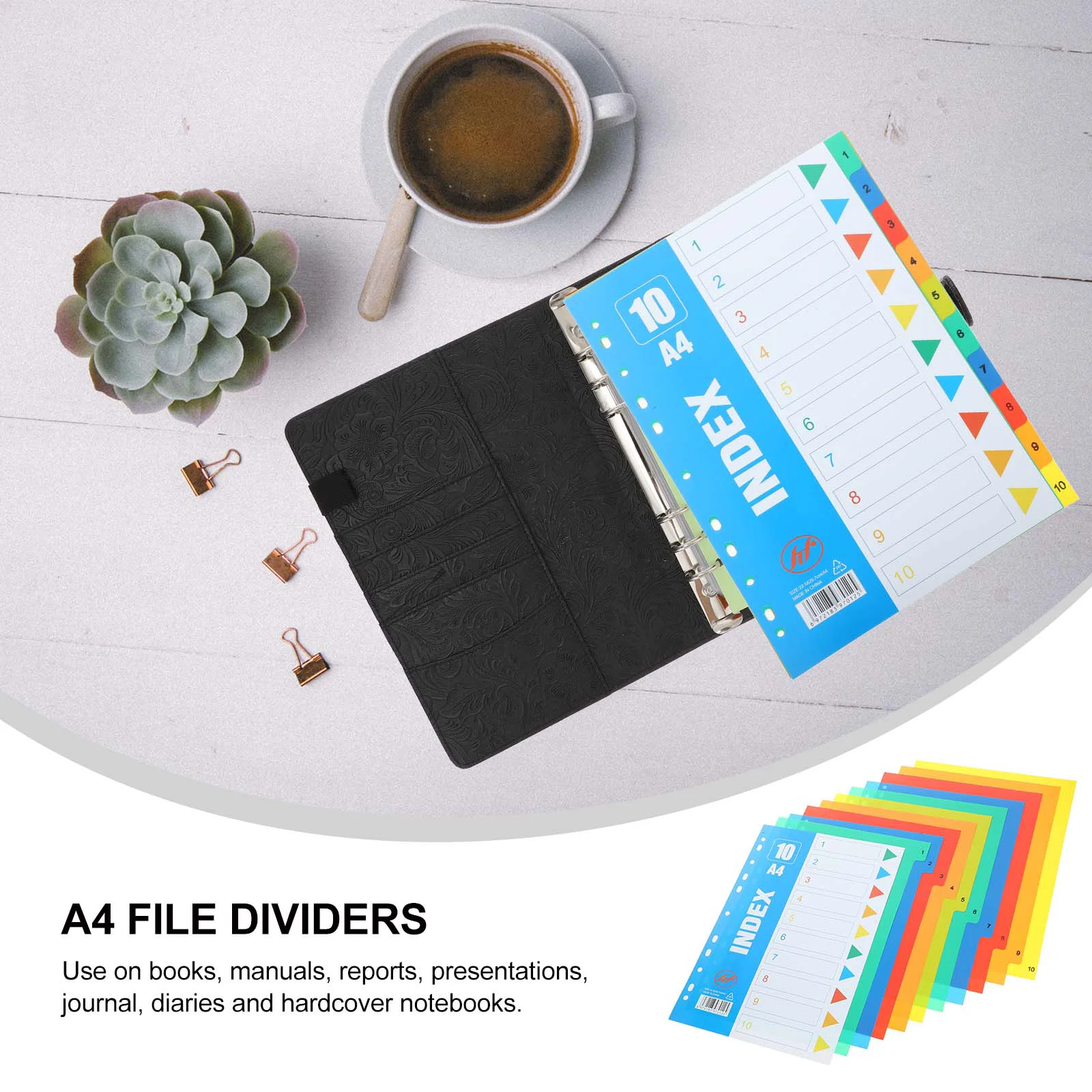 Разделитель индекса разделитель страницы формата а4 для блокнота папка файлов