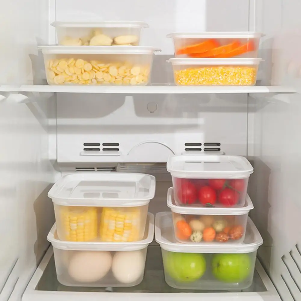 

Refrigerator Storage Box Modern BPA Free Seal Lid Kitchen Gadgets Refrigerator Food Container Food Storage Box