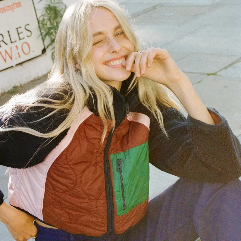 

Новинка 2023, осень/зима, Женская флисовая зимняя одежда, Женское пальто Zhuishu