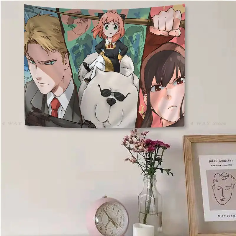 Шпионская семья X настенный гобелен дешевый хиппи богемный гобелены мандала