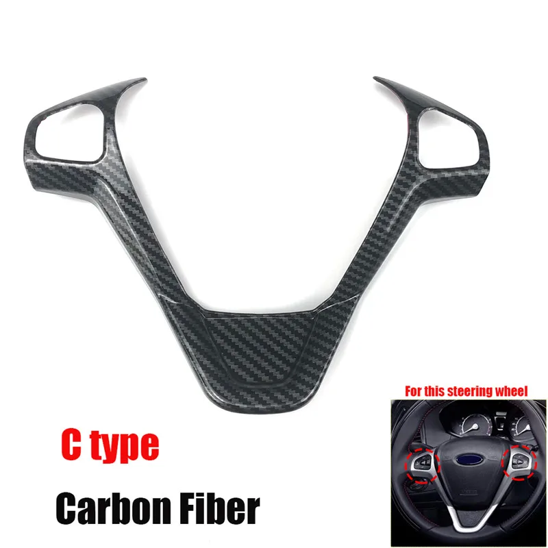 

Автомобильные аксессуары, защитная накладка на руль с блестками, наклейка для автомобиля Ford Fiesta Ecosport, 2012, 2013, 2014, 2015, 2016, 2017