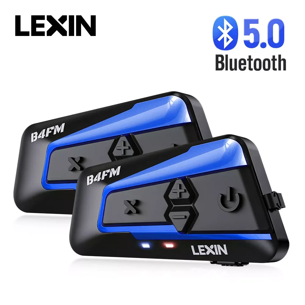 

NEW2023 Lexin B4FM-X Bluetooth5.0 Motorcycle Helmet Intercom Headsets Type-C,10 Riders Wireless Communication Music Sharing Moto