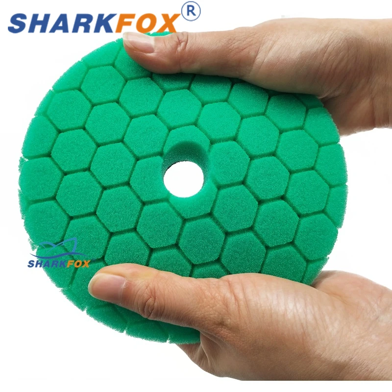 Sharkfox 3/5/6 смешанные цветные полировальные подушечки для автомобиля автомобильная