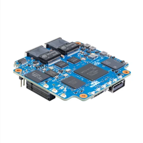 Фото Плата для разработки маршрутизатора Banana Pi BPI-R3 Mini 2026 года с MediaTek MT7986 (Filogic 830), поддержкой Wi-Fi 6 и 2 портами 2.5GbE №5