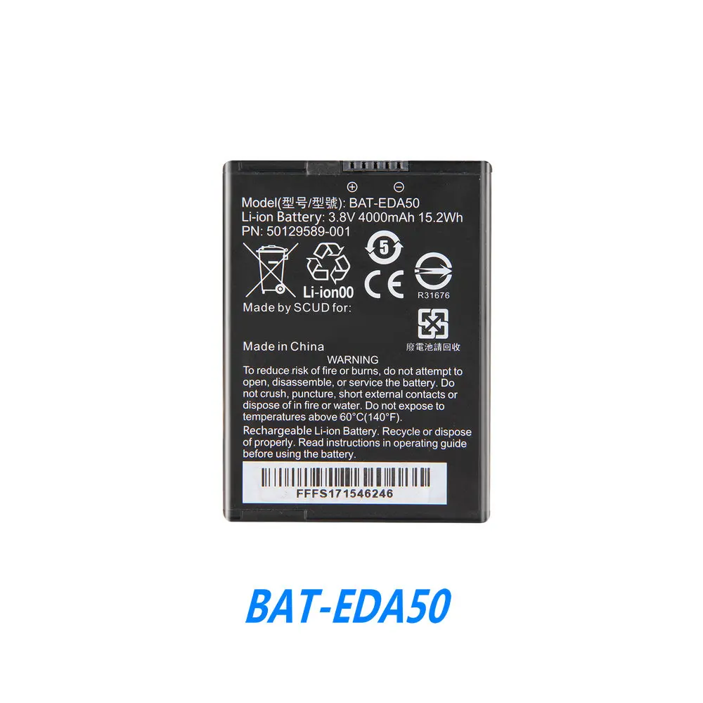 Оригинальный аккумулятор BAT-EDA50 3 8 в 4000 мАч для Honeywell EDA50 EDA50hc Scanpal EDA40