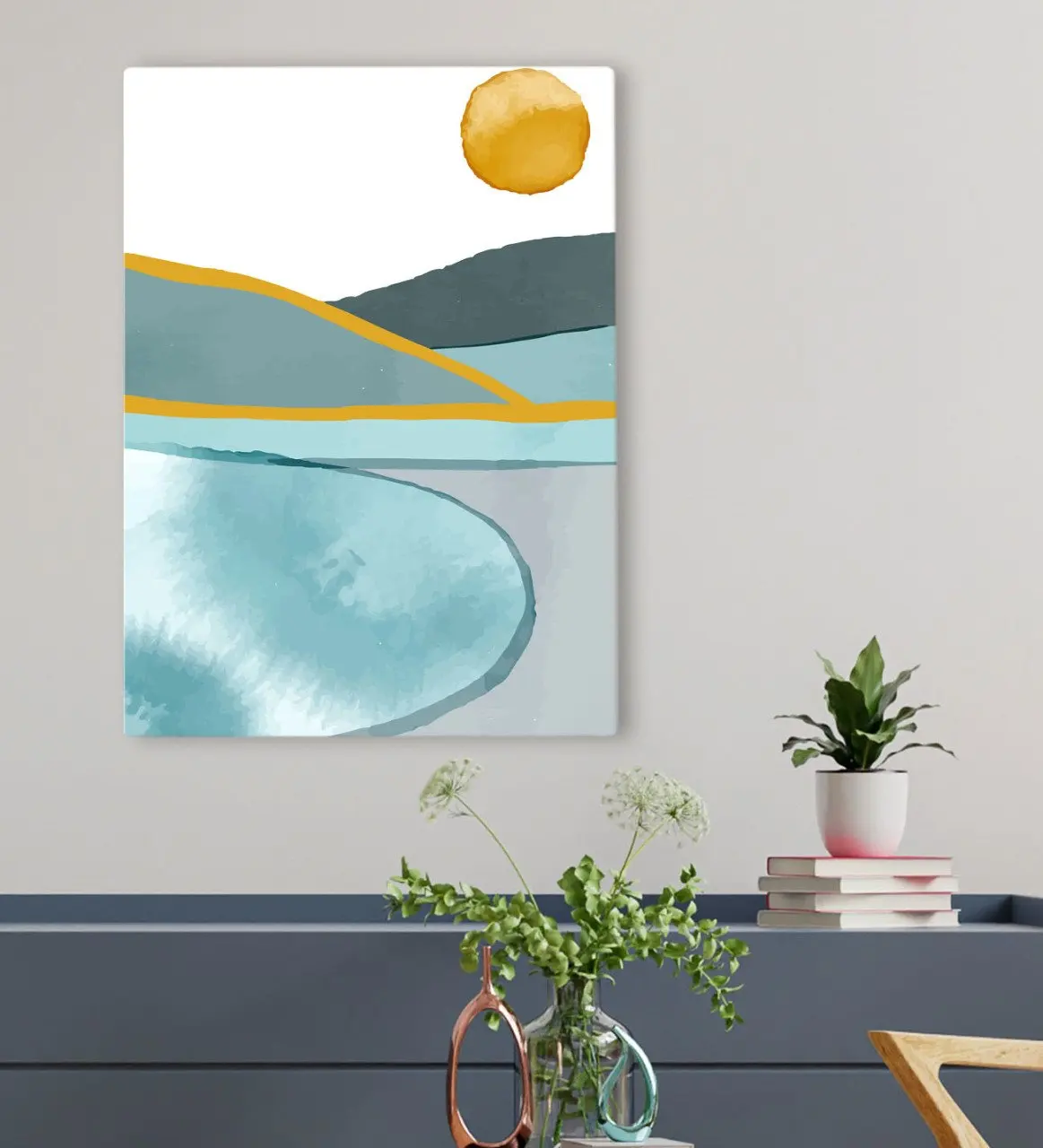 

BK Gift Hotel Room Konseptli Canvas Table 50x70cm-35