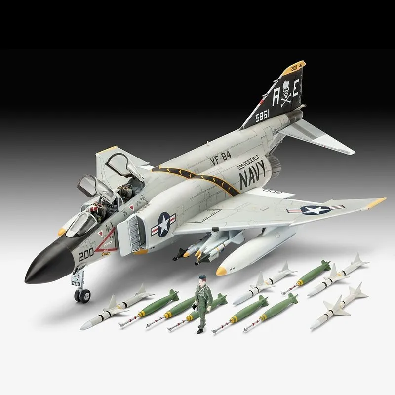 

Assembled Model 1/72 American F-4J Phantom II Fighter 03941