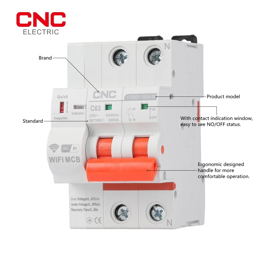 CNC Din Rail Tuya WIFI Circuit таймер выключателя дистанционное управление через приложение