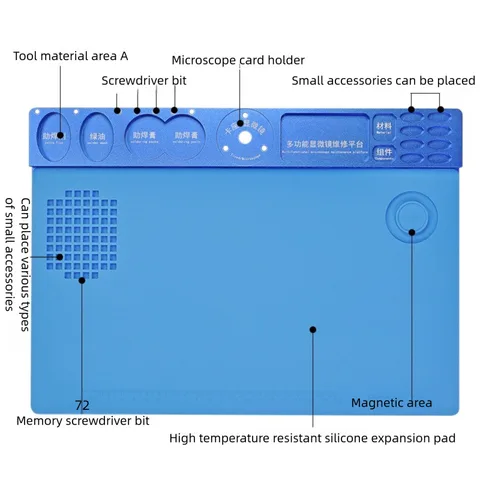 WYLIE Платформа для обслуживания микроскопа из алюминия