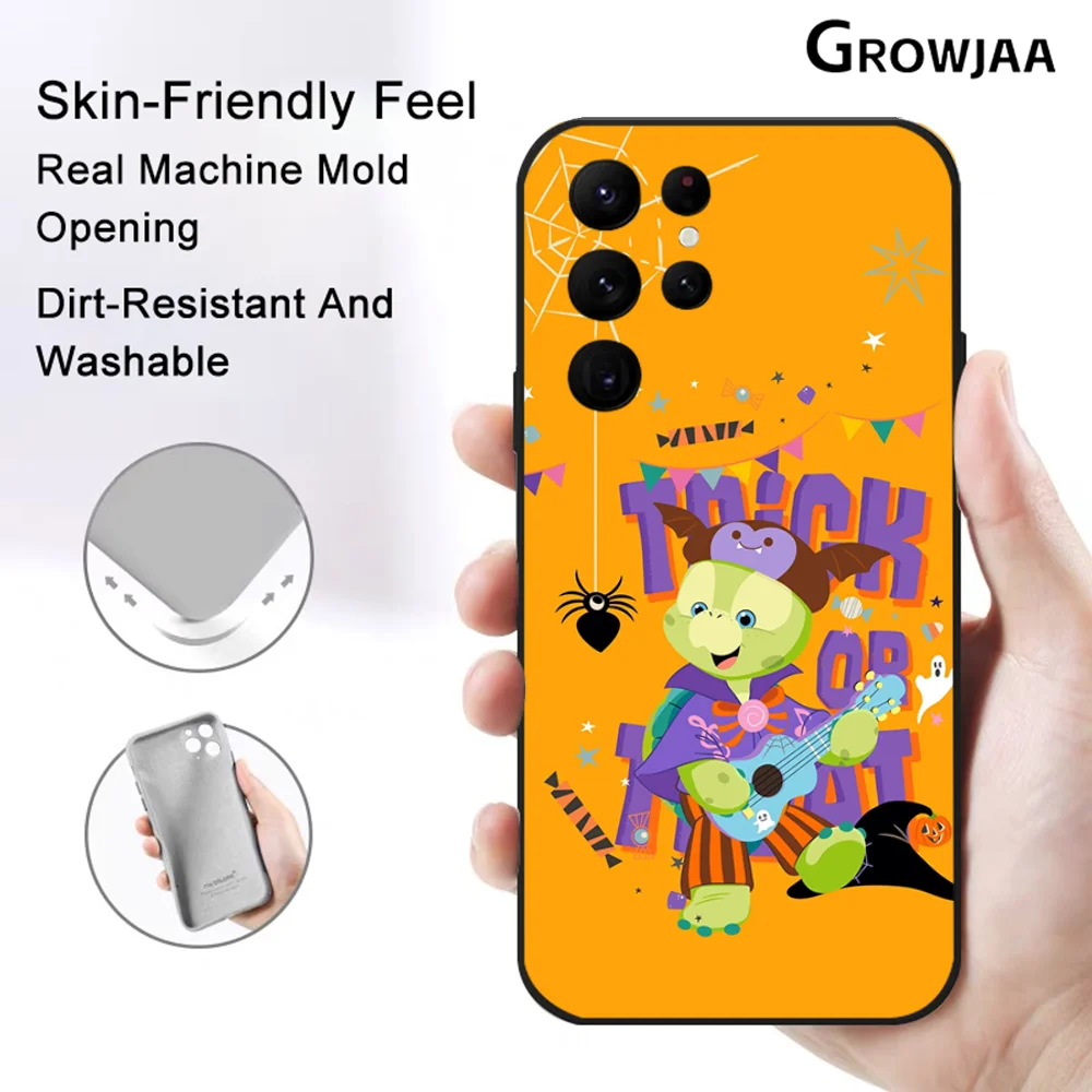 Cute Cartoon Olu Mel Phone Case for Samsung Galaxy S24 Ultra S22 S23 S21 S20 5G Protective Silicone TPU Funda