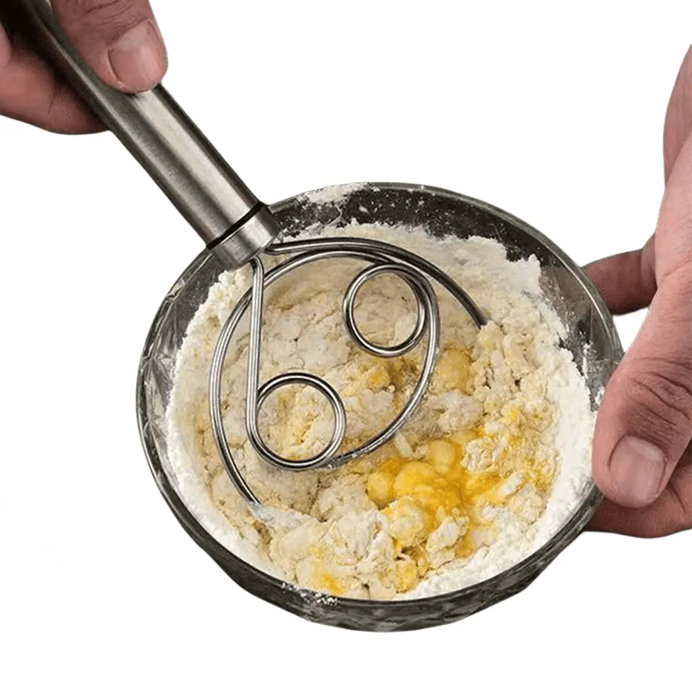 Стандартный Многофункциональный Ручной Венчик Для Теста С Двойным Кругом