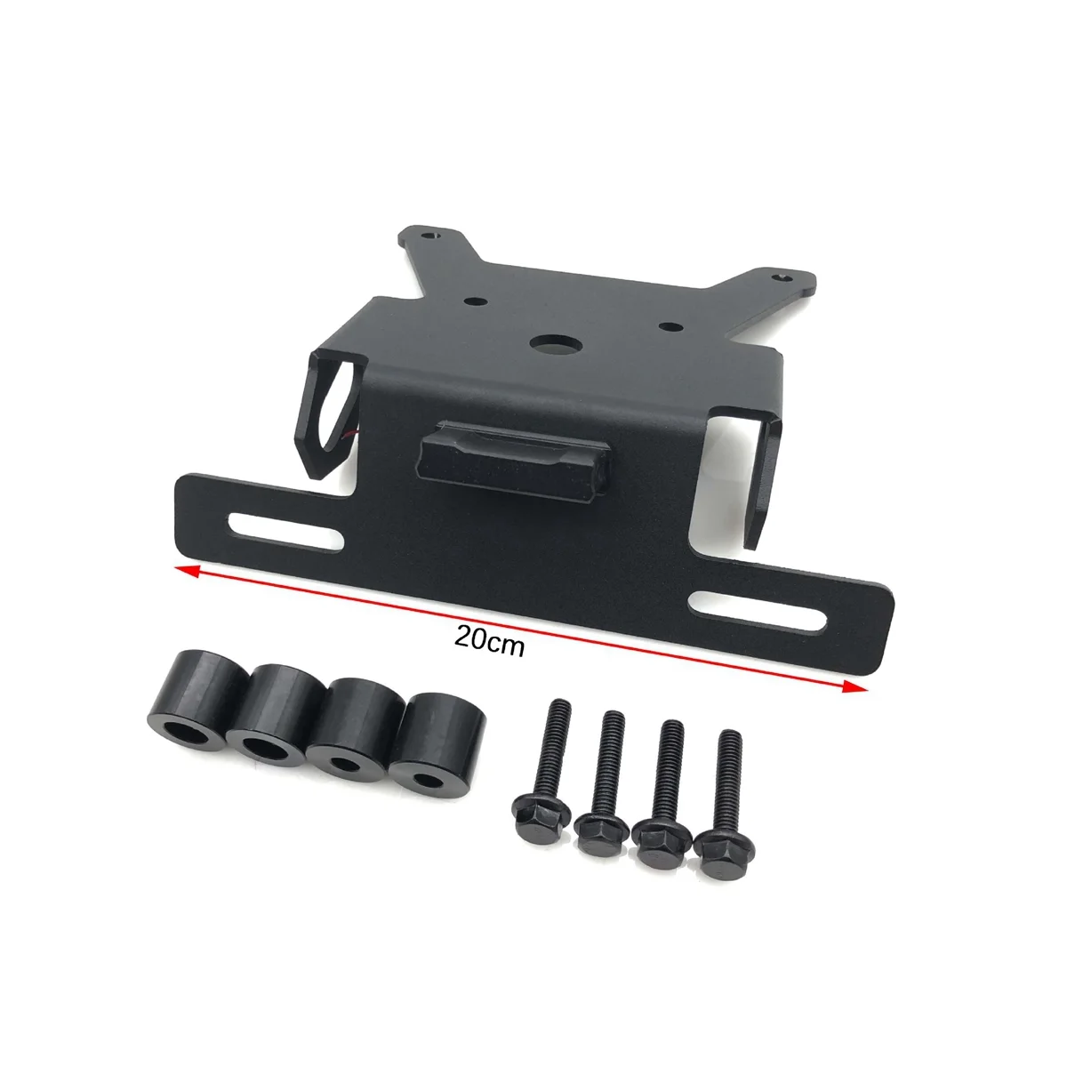 

For SUZUKI SV650 2016-2022 SV650X License Plate Holder Rear Tail Frame Fender Eliminator Bracket Kit with LED Light