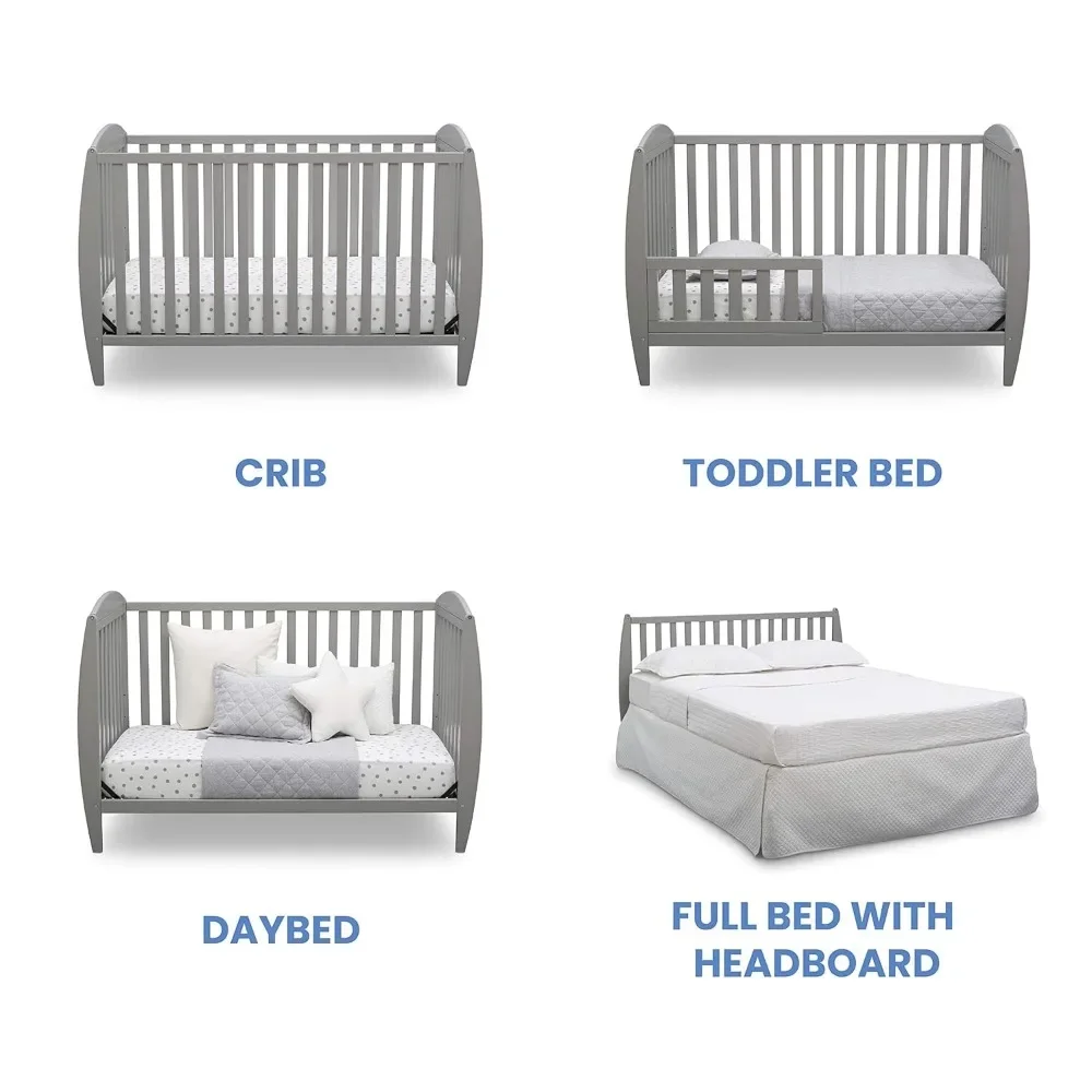 Детская кроватка-трансформер 4 в 1 легкая сборке устойчивая Новая Зеландия