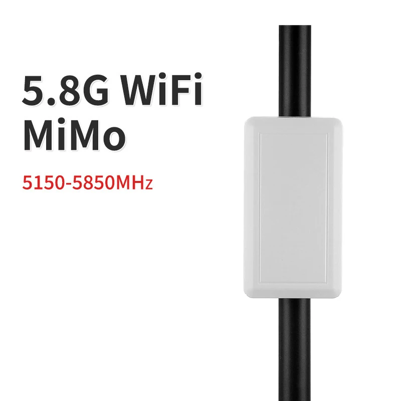 5G двойная поляризация 5,8 Gwifi плоская антенна MIMO с высоким коэффициентом усиления 15DBI 5150-5850 МГц широкополосная наружная Водонепроницаемая двойной порт