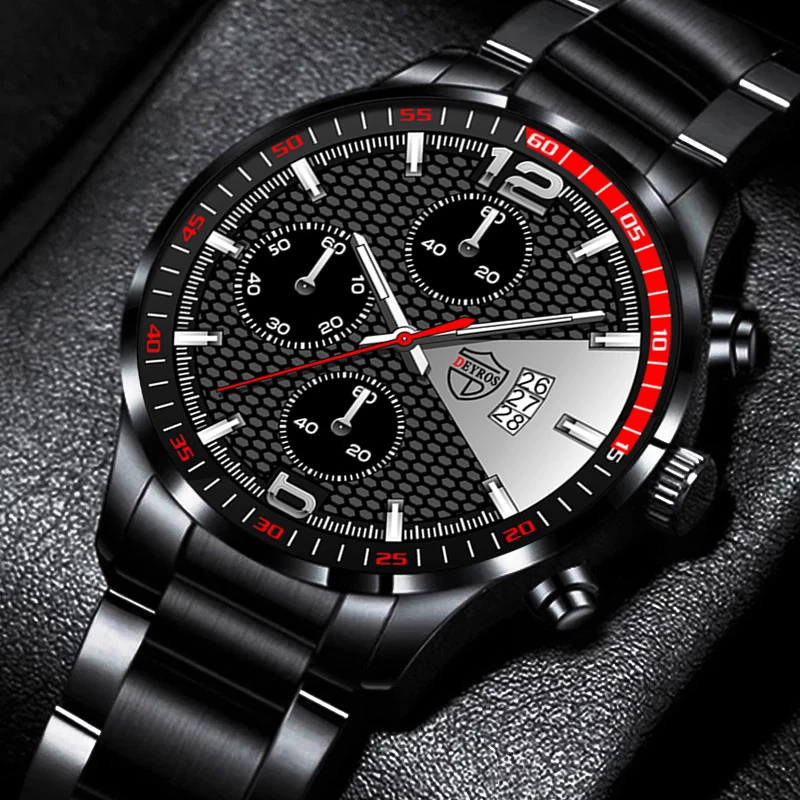 

2022 Luxury Fashion Mens Watches Men Business Stainless Steel Quartz Wristwatch Calendar Luminous Clock Man Watch часы мужские