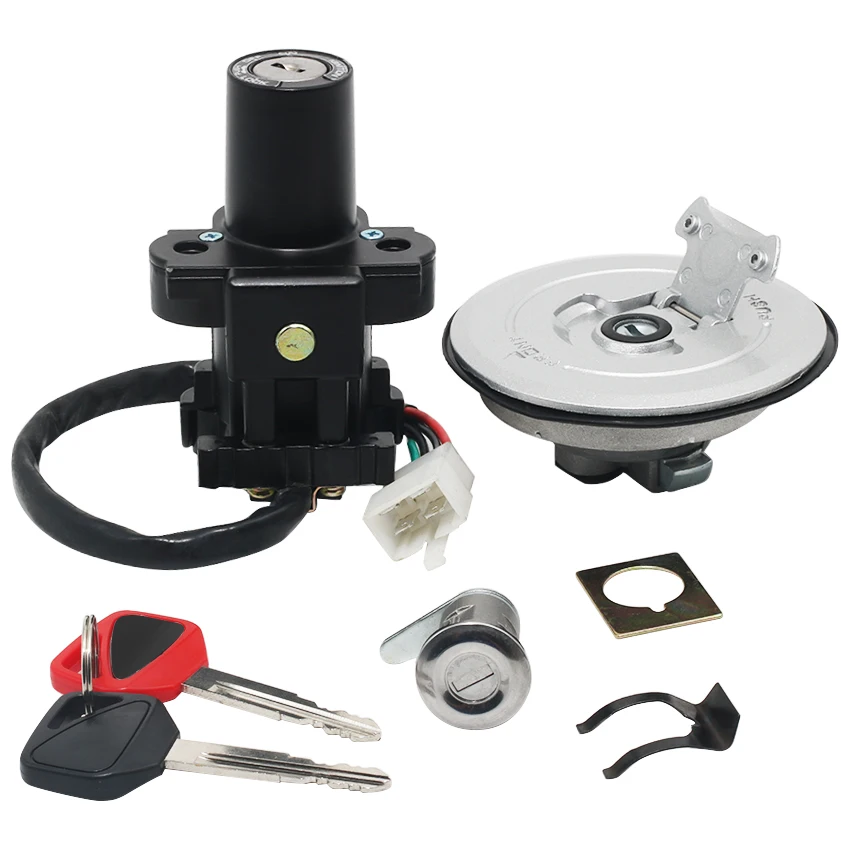 Замок зажигания топливного газа с комплектом ключей для Honda CB250 Hornet 250 35010-KEA-J50