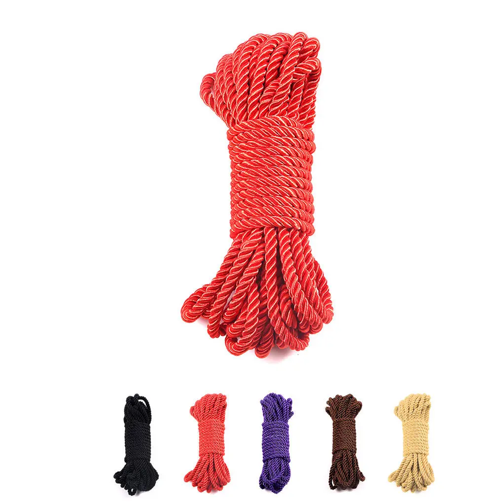 Manyjoy длинный 10 м шёлковый связывающий шнурок для раба ремень тела Фетиш