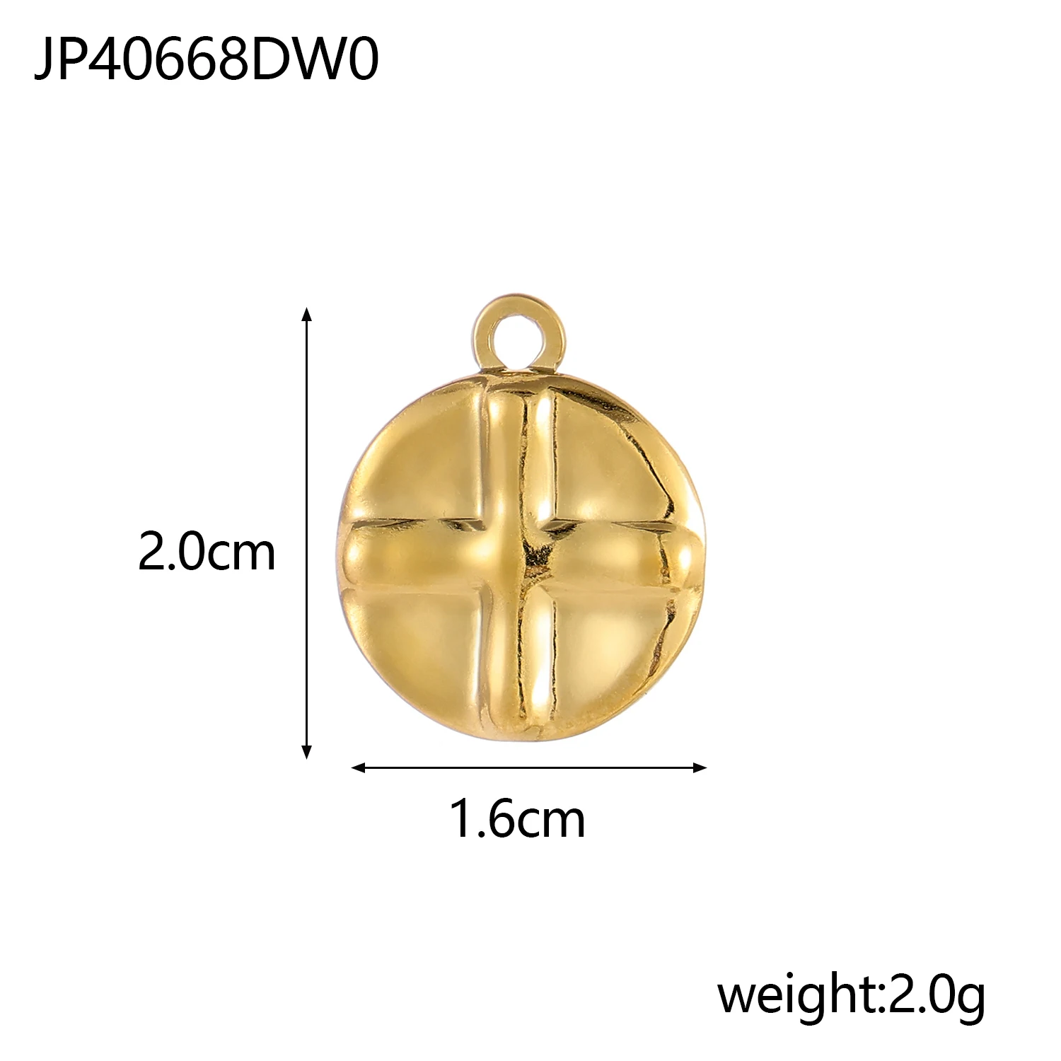 Простое зеркальное полированное ожерелье с крестом carliдана Очаровательная