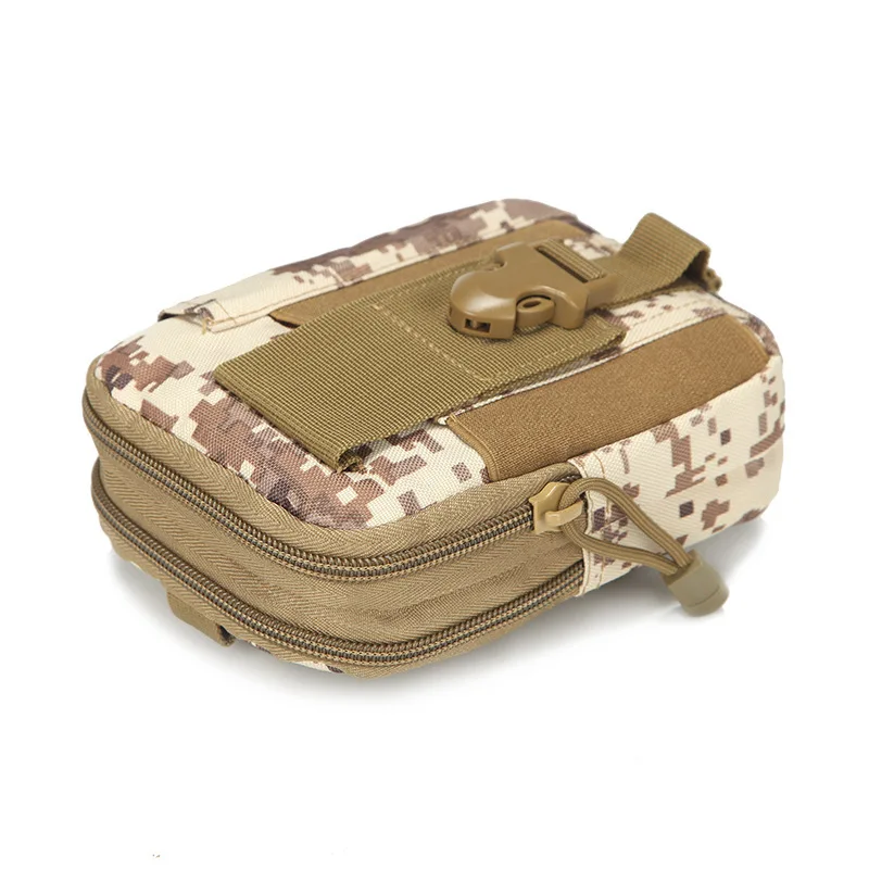 

Men Tactical Molle Pouch Belt Waist Pack Bag Small Pocket Military Waist Pack Running Pouch Travel Camping Bags Soft back