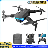 ls38 pro drone profesional hd 6k mini camera rc fold quadcopter with 5g wifi gps brushless motor 4ch helicopter dron