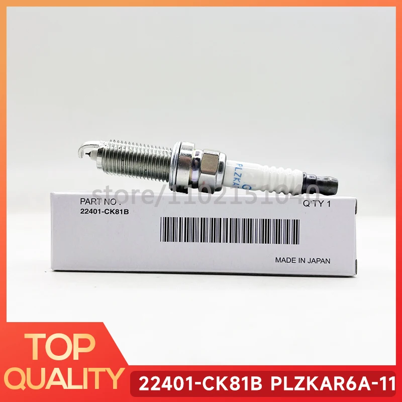 

4pcs 22401-CK81B PLZKAR6A-11 Platinum Spark Plug for Nissan QASHQAI TIIDA X-TRAIL NV200 NOTE MICRA III Renault LAGUNA III