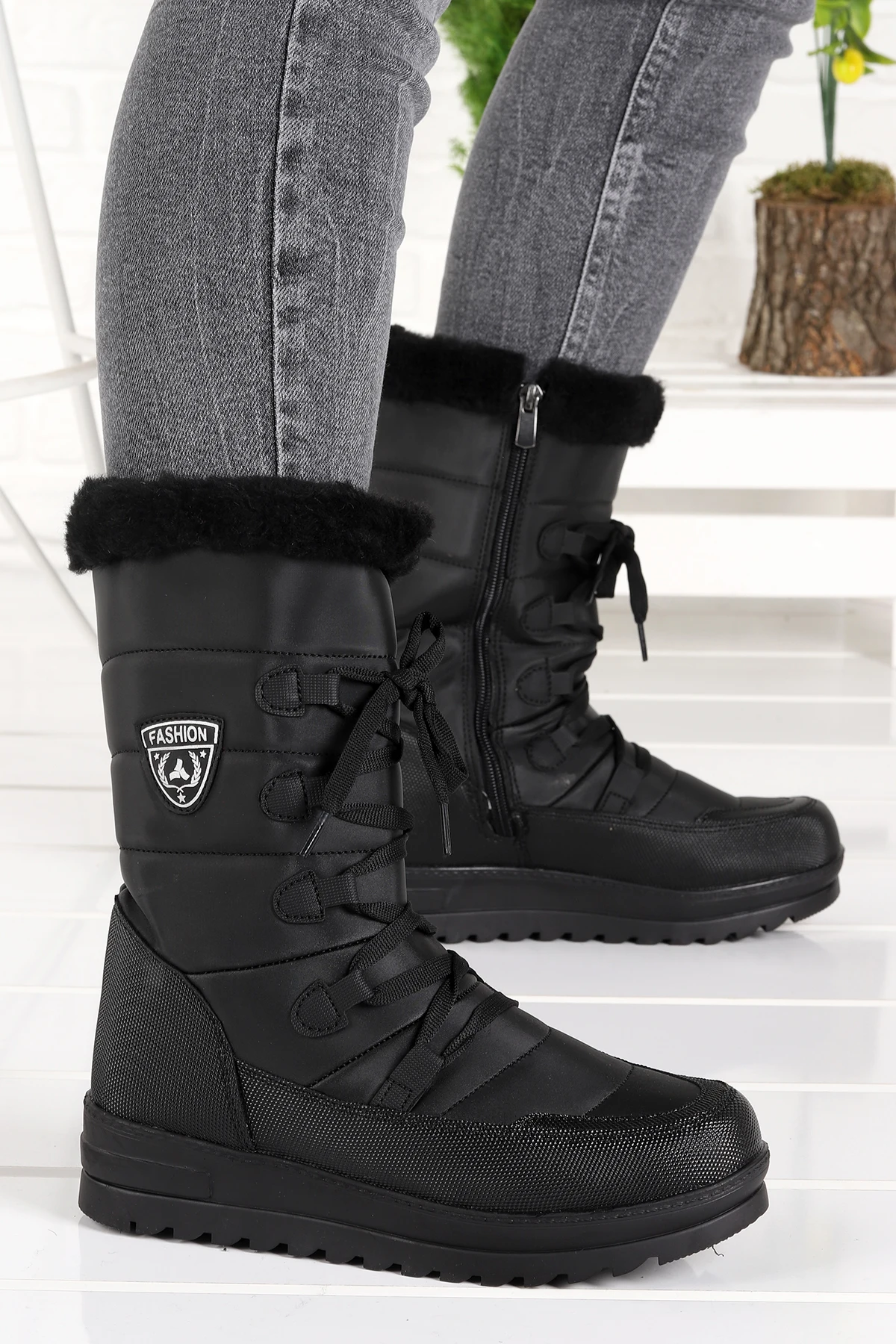 

Women's Winter In Thermal Fur Snow Boots Shoes TWG 995