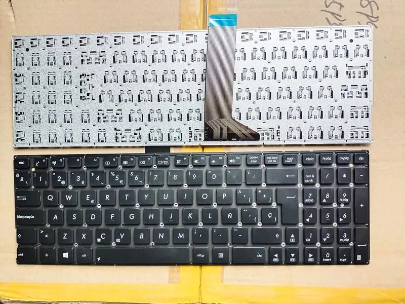 Клавиатура с испанской раскладкой для ASUS X551 F550 F550V R513C X552E X551C X551CA X553 X553M X553MA K553M K553MA F553M F553MA