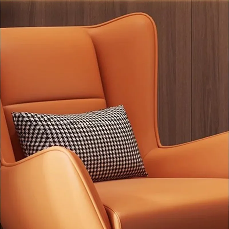 Кожаная подставка для одного человека балкона кресло салона ногтевого дизайна