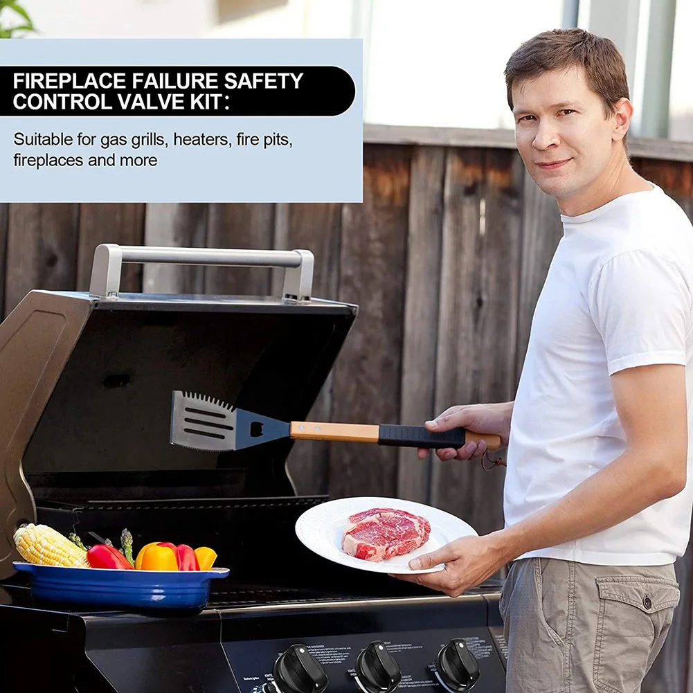 Комплект предохранительного регулирующего клапана камина низкого давления для