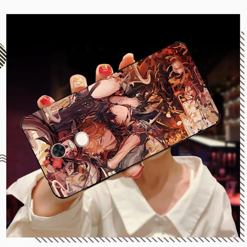 Genshin Hu Tao чехол для телефона Redmi 5 6 7 8 9 10 plus pro A GO K20 K30 K40 F3 Fundas