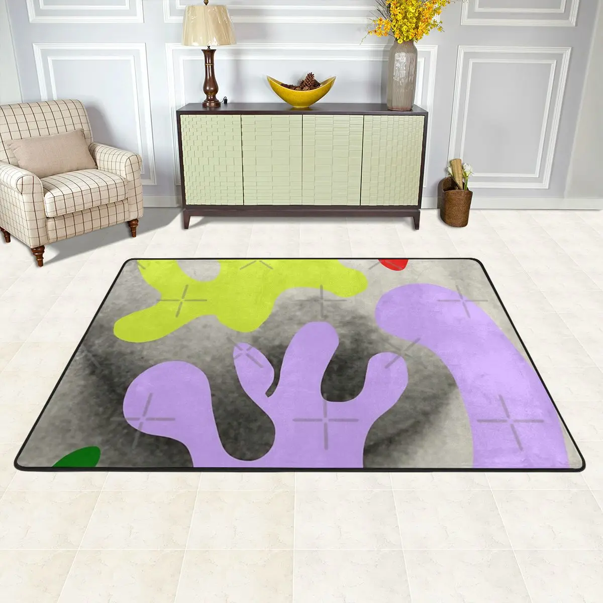 Игровой коврик в форме ковровой плитки аниме 24x36 дюймов или больше