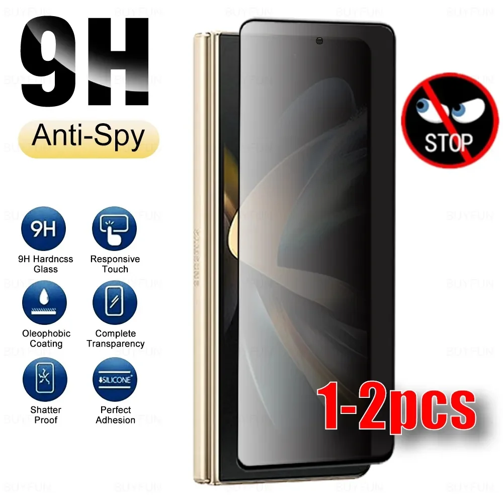 

For Samsung Galaxy Z Fold 5 Fold 4 Fold 3 Privacy Film Anti-Spy Tempered Glass Screen Protector