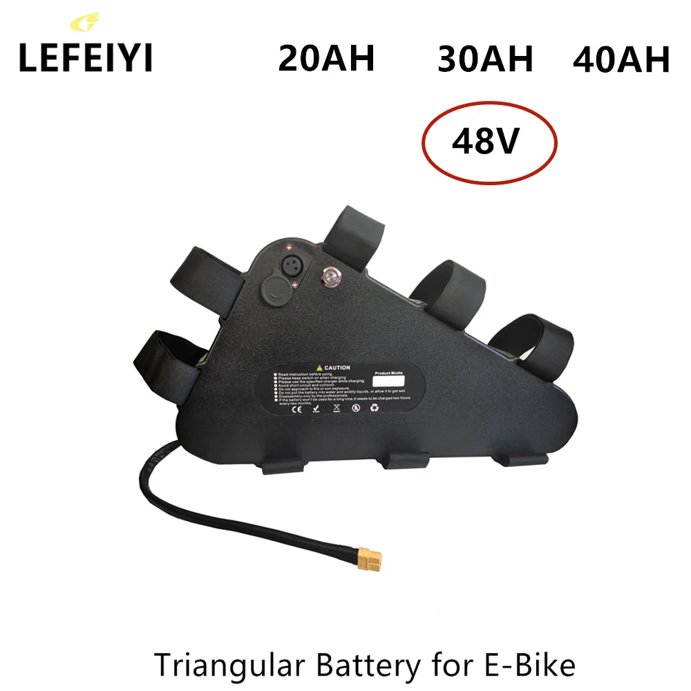 

48V 20AH 30AH 40AH Triangle Battery 18650 48V Battery Pack for Bafang 250-1800W Electric Bike