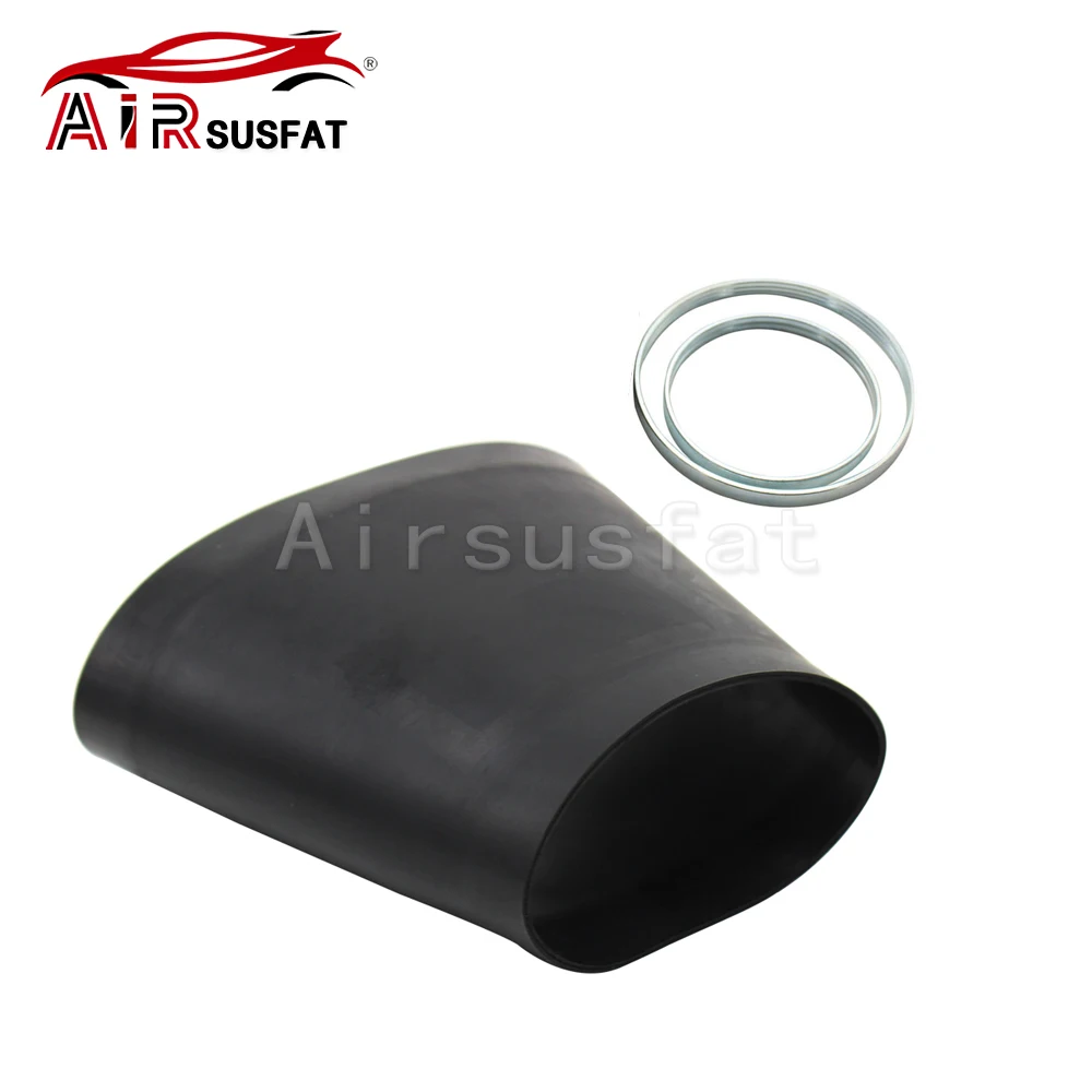 Front Air Suspension Spring Rubber Sleeve w/Rings For Mercedes S-Class W221 S350 S500 S600 S63 S65 AMG 2213204913 2213209313