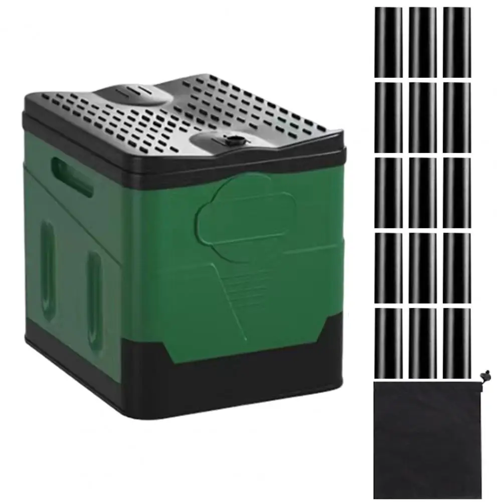

Stable Camping Toilet Portable Camping Folding Toilet with Dry Separating Separator Prevent Odor Stable Great Load for Car