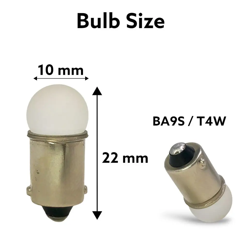Фото 1 шт. Авто БЕЛЫЙ BA9S розетка T4W 2835 SMD 2 светодиодный ные задние купольные лампы указатели поворота Автомобильные клиновидные боковые габаритны... №5
