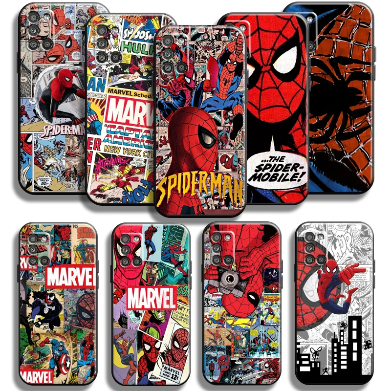 

Marvel Spiderman Venom Comics For Samsung Galaxy A31 A31 5G Phone Case TPU Shell Black Cases Shockproof Soft Carcasa Funda