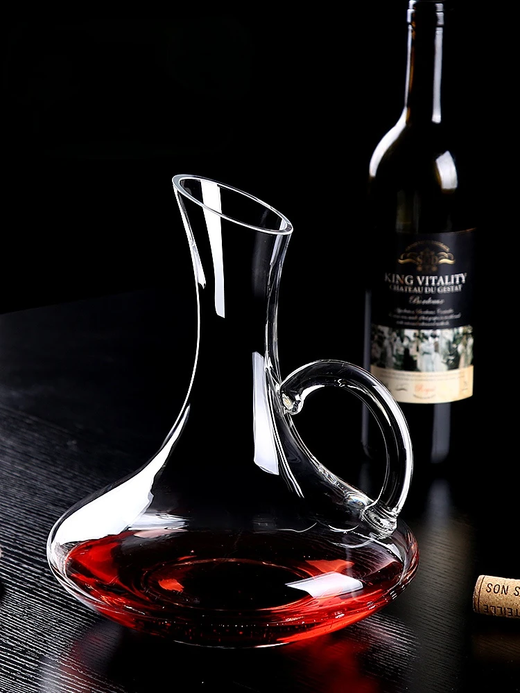 

Decanter Crystal Glass with A Decanter Lead-free Red Wine Wine Dispenser Red Wine Pot Red Wine Bottle Home European Style