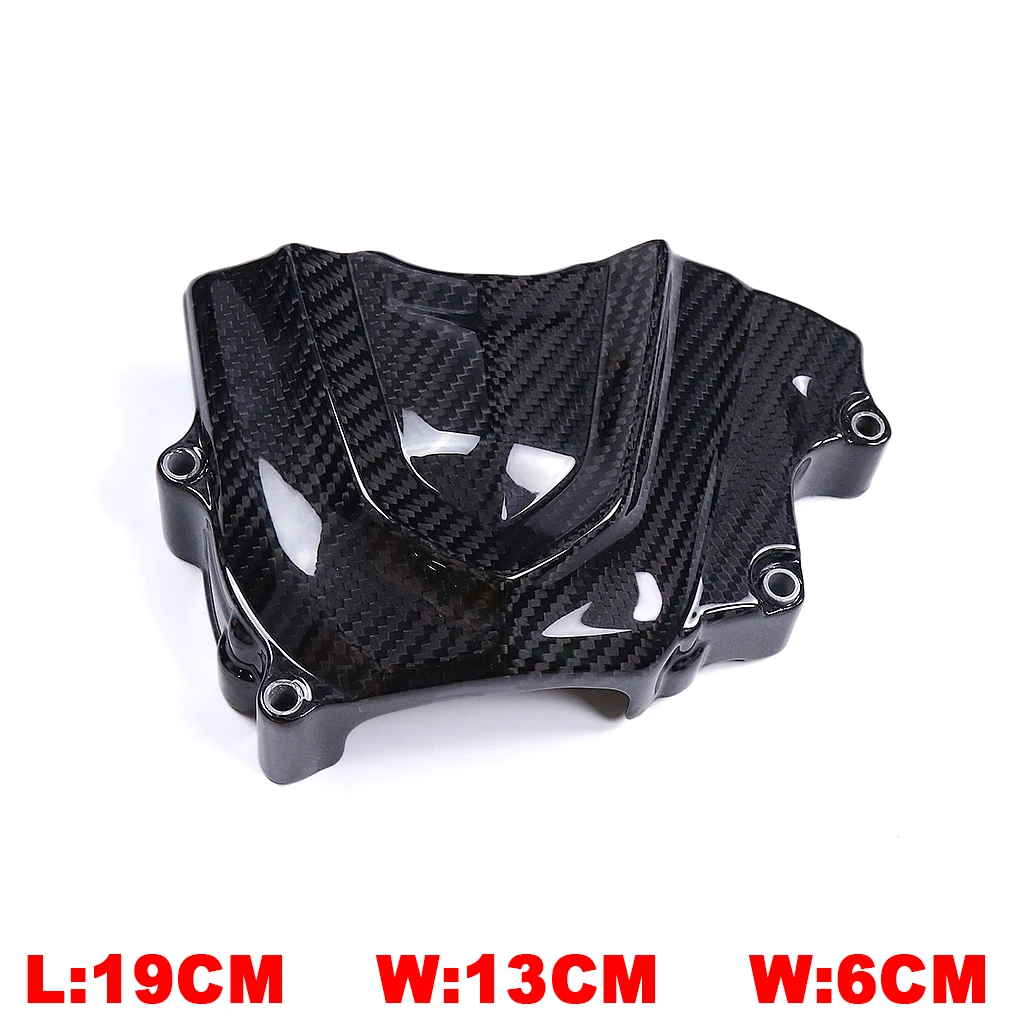 

Мотоцикл для Kawasaki ZX6R 636 2019-2024 2025 100% 3K сухое углеродное волокно, крышка звездочки, аксессуары, защита обтекателя