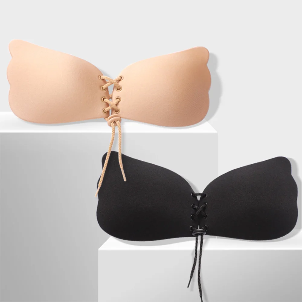 

Невидимый бюст, женские наклейки, самоклеящаяся лента для подтяжки груди, без бретелек, бюстгальтер, многоразовый силиконовый бюстгальтер с эффектом пуш-апа