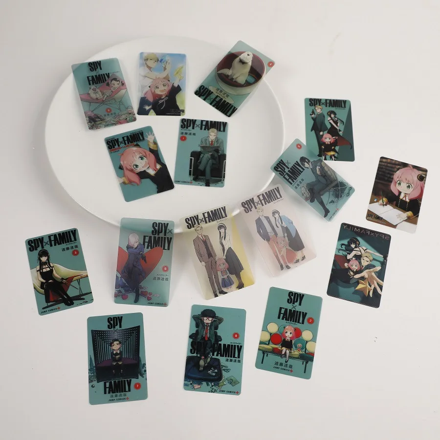 

16 шт./компл. аниме шпионская × семейная ЛОМО карточка лоид копировальный аппарат исходные Персонажи ПВХ Фотокарточка Прозрачная ПВХ карточка подарок для детей