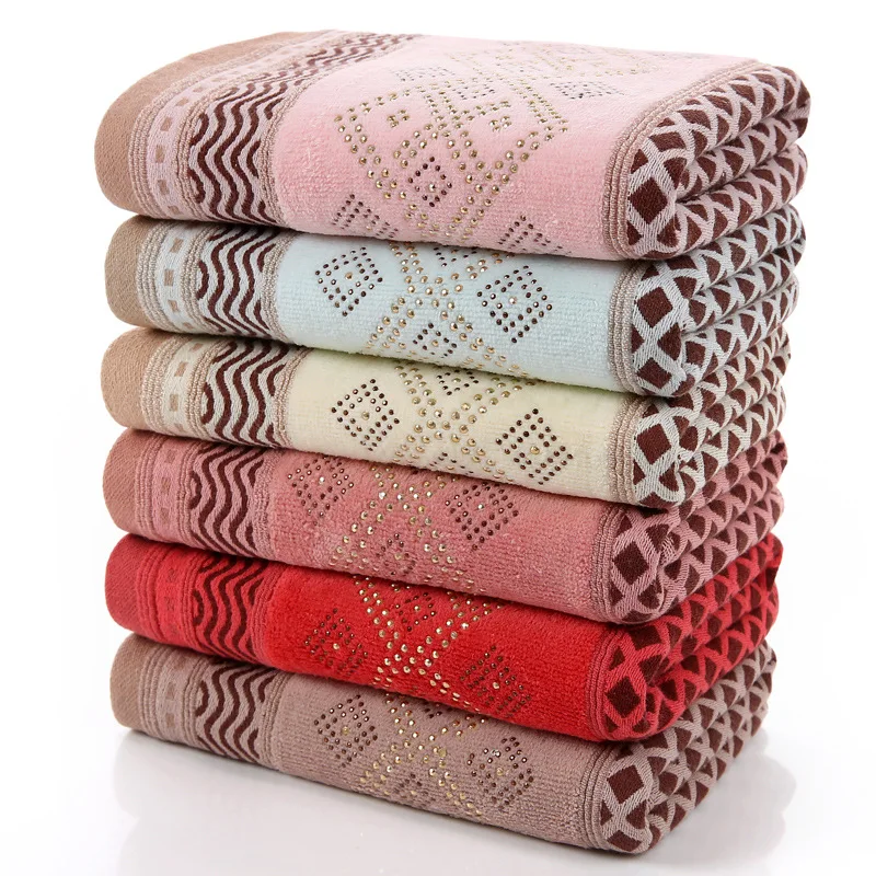 

Набор банных полотенец из 100% хлопка, впитывающее банное полотенце для взрослых, однотонное мягкое удобное полотенце для душа и лица для муж...