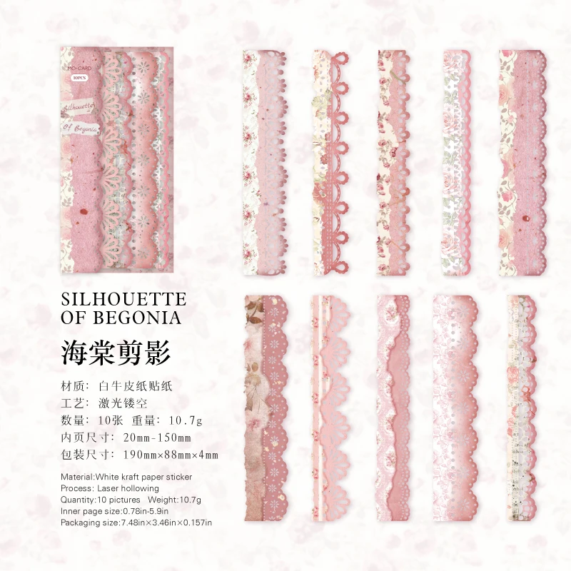 

Винтажные кружевные бумажные наклейки для рукоделия