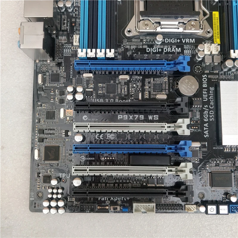Motherboard For P9X79 WS LGA2011 V1V2 6XPCI-EX16 PCI-E 3.0 DDR3 ATX Fully Tested Good Quality enlarge