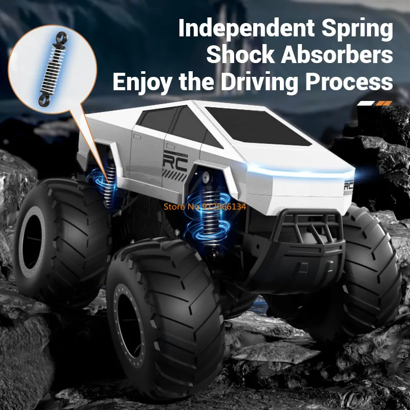 Фото 1:16 4WD All Terrain Off Road Водонепроницаемый грузовик с дистанционным управлением 2,4G Water Land 2To1 Amphibious Climb Высокоскоростной радиоуправляемый автомобиль Детский подарок №3