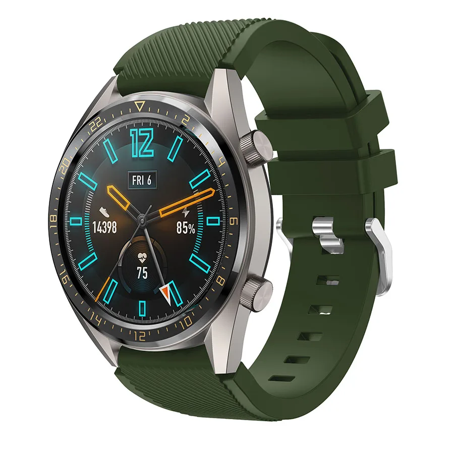 Для Gear S3 Frontier ремешок силиконовый браслет для Samsung Galaxy Watch 3 41 мм 45 S2 20 22 часов Huawei GT 2