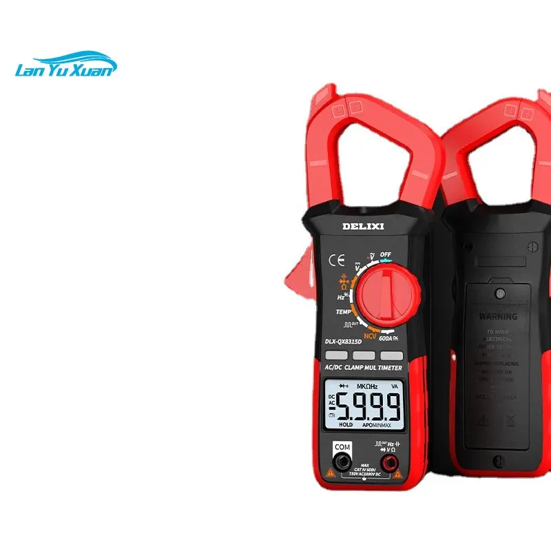 

Delixi Digital Clamp Meter Portable High Precision Multimeter Fully Automatic Ammeter Maintenance Electrician Universal
