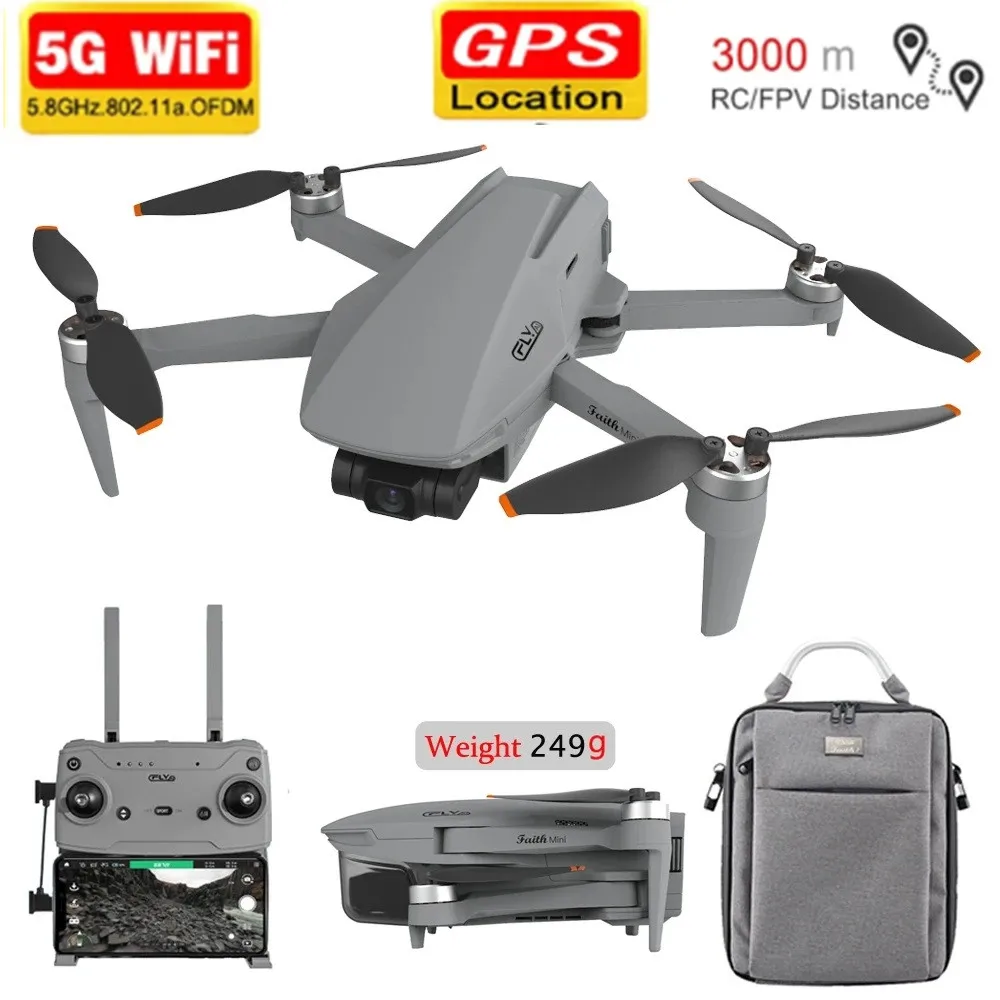 

Brushless Motor RC Drone With 4K HD Camera 3-Axis Gimbal Professional RC Quadcopter MINI Drone 249g Flight 3000m VS F11