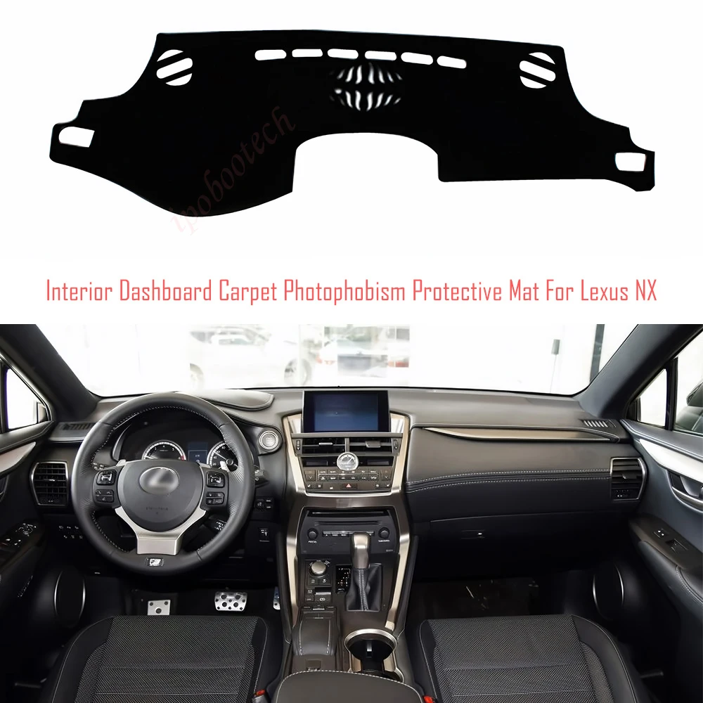 

Interior Dashboard Carpet Photophobism Protective Pad Mat For Lexus NX