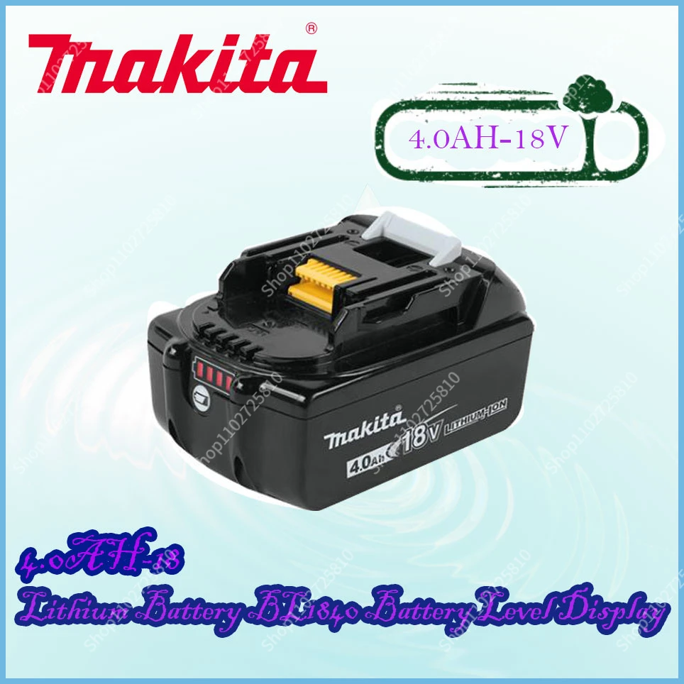 

100% Оригинальный Makita 18 в Ач перезаряжаемая батарея для электроинструментов с светодиодный Li-Ion Замена LXT BL1860B BL1860 BL1850